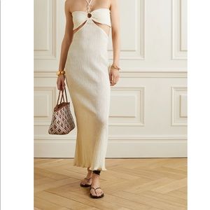 Savanah morrow the label cut out dress cream